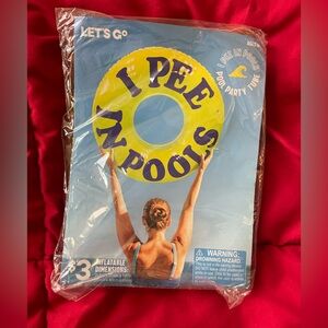 Inflatable Pool Party Tube - Yellow